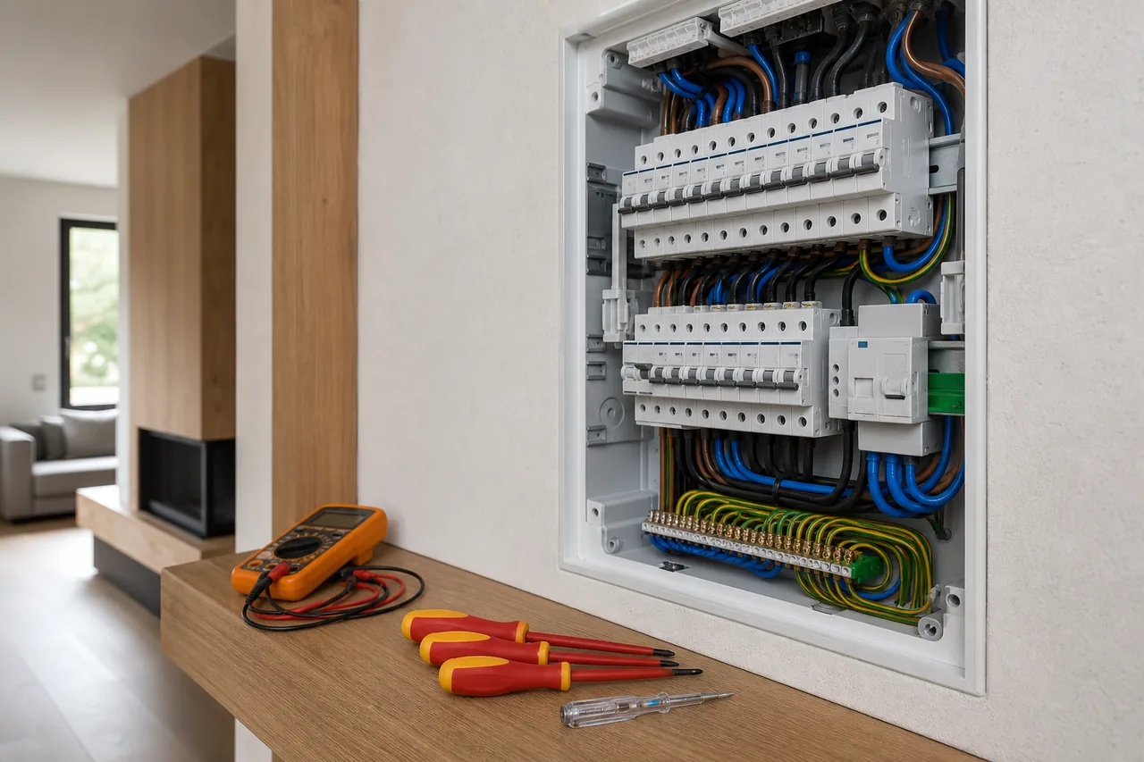Rénovation d’un tableau électrique dans une habitation à Rebecq