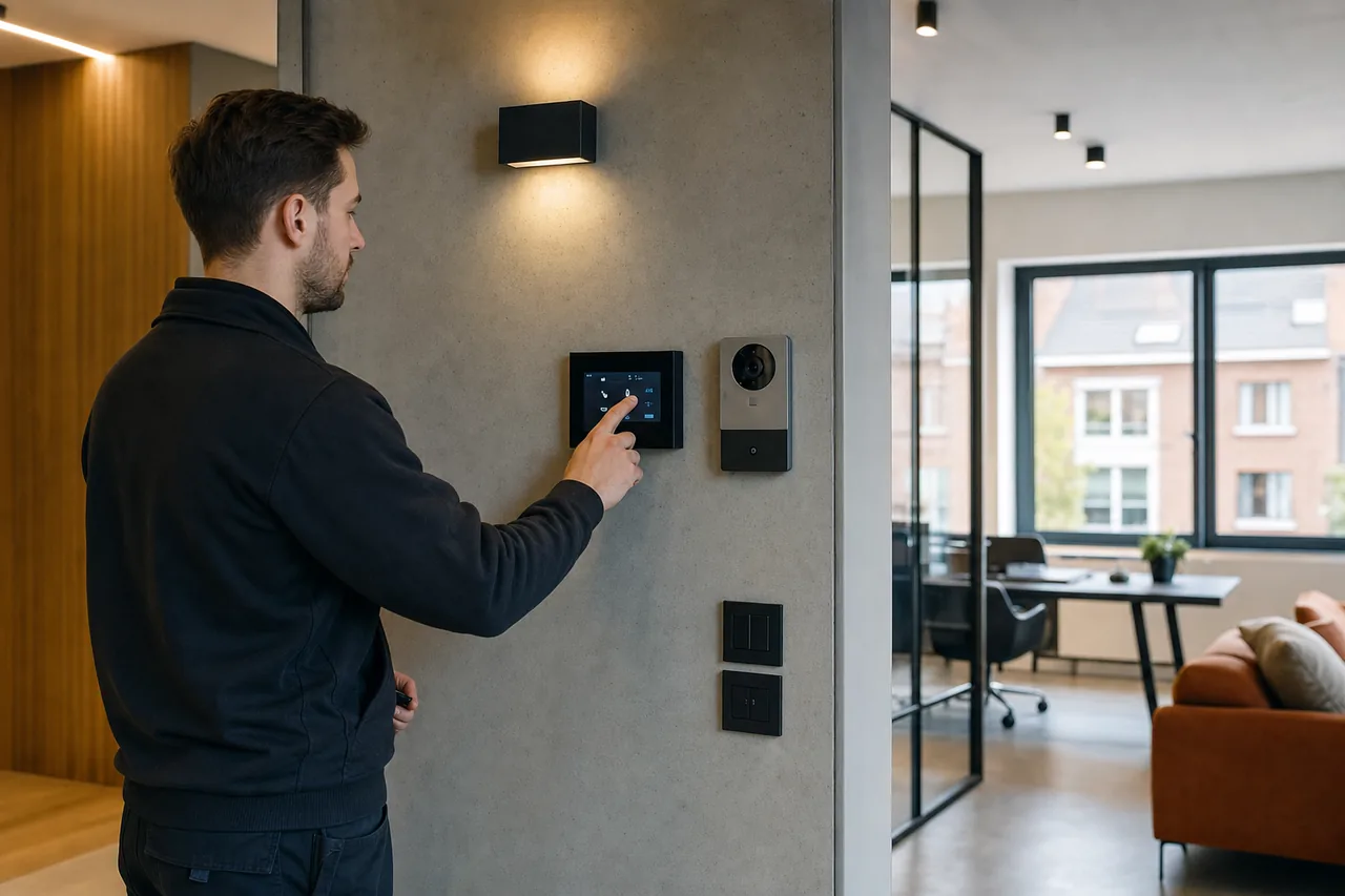 Configuration d’un système domotique et de contrôle d’accès dans un bâtiment à Tubize
